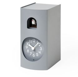 鳩時計　カッコークロック　置き掛け兼用　Lemnos　レムノス Bockoo　グレイ　GF17-04GY