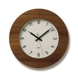 高級感あるウッドデザイン！Lemnos　レムノス　掛け時計 Iwai Wall Clock IC03-21　φ295ｃｍ
