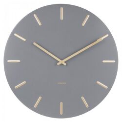 Karlsson　カールソン　掛け時計　Karlsson Charm Wall Clock - Grey　グレイ　壁掛け時計　KA5716GY【送料無料】