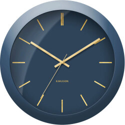 Karlsson　カールソン　掛け時計　φ４０ｃｍ　WallClock　ドームクロック　壁掛け時計　KA5840BL　ギフト　贈り物　お洒落　モダン　スタイリッシュ
