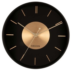 Karlsson　カールソン　掛け時計　φ３５ｃｍ　WallClock　　壁掛け時計　KA5918BK　ギフト　贈り物　お洒落　モダン　スタイリッシュ