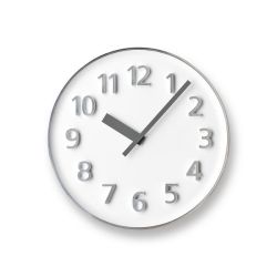 Lemnos　レムノス掛け時計　 KK15-08WH  アルミニウム　Founder Clock　ホワイト