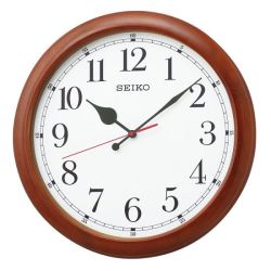 SEIKO掛け時計　セイコー掛け時計　大型時計 木枠　オフィス時計　SEIKO電波時計　KX238B　SEIKO掛け時計 グリーン購入法適合商品