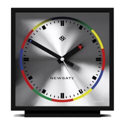 NEW GATEニューゲート　マントルクロック　Amp Mantel Clock　ブラック-シルバー　MAMP689CK
