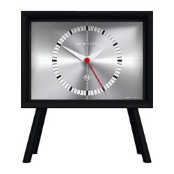 NEW GATEニューゲート　マントルクロック　Henry Retro Clock　ブラック-シルバー　MHEN727CK