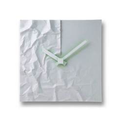 斬新なデザインがお洒落！Lemnos　レムノス　掛け時計 CRINKLE　CLOCK　MKL08-23B