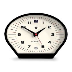 NEW GATEニューゲート　マントルクロック　Space Cowboy Mantel Clock - Cream　ブラック-ホワイト　MSCOW174CK