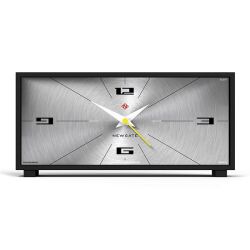 NEW GATEニューゲート　マントルクロック　Thunderbird Mantel Clock - Aluminium　ブラック-シルバー　MTHUN675CK