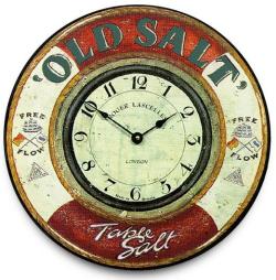 アンティーク調でお洒落！ロジャーラッセル掛け時計　RogerLascelles掛け時計　Nautical wall clock, 'Old Salt'  壁掛け時計　PUB-SALT