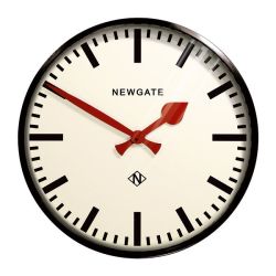 レトロなunderground station clock　NEW GATEニューゲート 掛け時計　Putney Wall Clock ブラックPUT390K