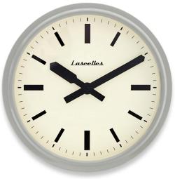 ロジャーラッセルRogerLascelles社製 Deep Retro Dove Grey Wall Clock 36cm掛け時計　RETRO-LONDON-GREY
