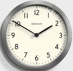 NEW GATEニューゲート掛け時計 Spy Clock - Brushed Steel  SPY-BSS