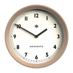 天然木とシンプルな文字盤がお洒落！NEW GATE(ニューゲート)　The General Wall Clock - Solid Oak　TGWC-SO　掛け時計