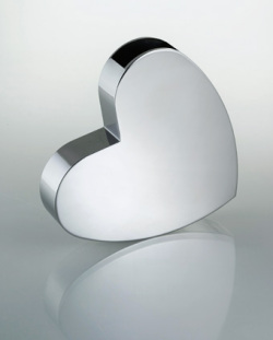 ハートVase　ステンレスフラワーベース　SALUS　FB-05