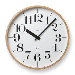 Lemnos　レムノス　掛け時計 Riki　CLOCK　WR-0401L　φ365