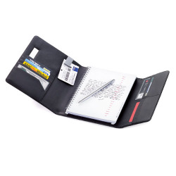 レザーノート＆手帳カバーA5　BOK59LE　ブラック　TROIKA