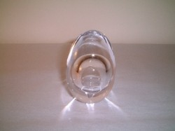 お洒落に飾る　ガラス製タマゴ（泡１つ）
