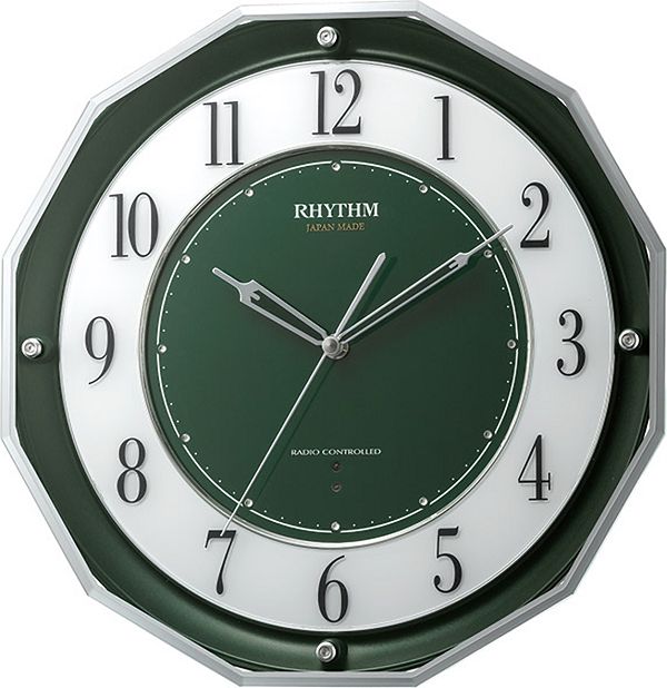 高性能スリーウェイブ！ 電波掛け時計4MY846SR05 スリーウェイブ
