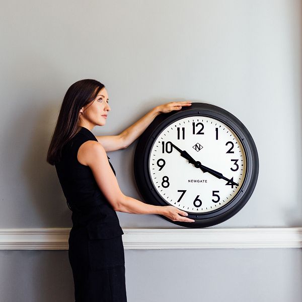 NEW GATEニューゲート掛け時計 Giant Electric ブラック GIANT