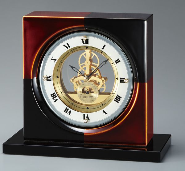 漆をまとった奥ゆかしい和の佇まい！セイコー置時計 SEIKO DECOR