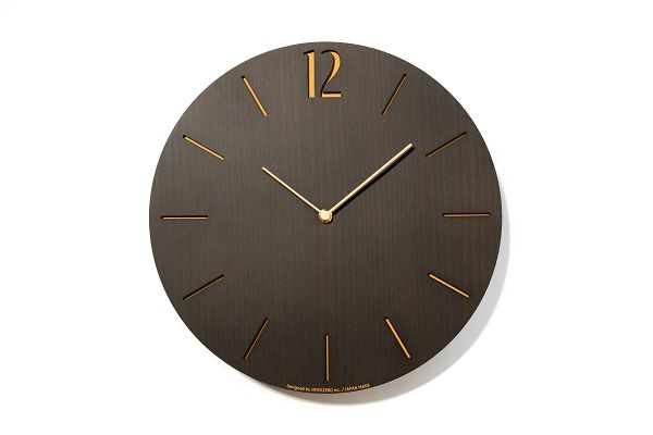 PROUD CLOCK シャンブル掛け時計 電波時計 ブラック 掛け時計