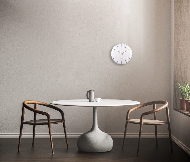 HUYGENS CLOCK オランダ INDEX掛け時計 35cm Wall Clock DOME-INDEX35
