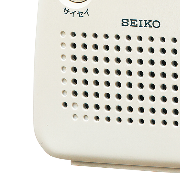 吹き込んだ声をアラームにできる録音目覚まし時計 録音再生機能