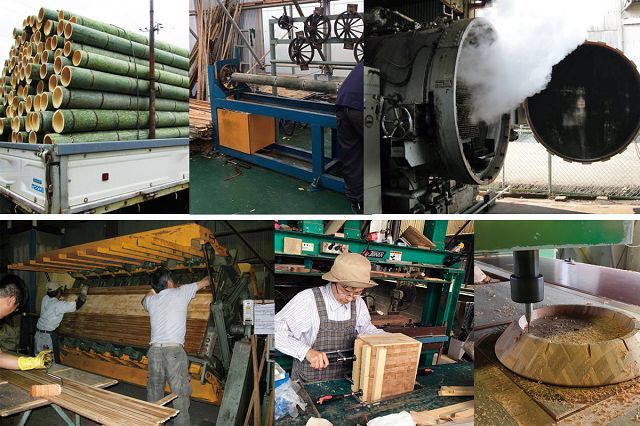 Lemnos レムノス 掛け時計 竹の壁掛け時計 Take-Clock FE17-09/時計