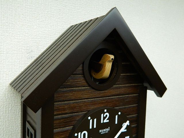 鳩時計（日本製） 鳩時計レトロ さんてる 日本製 振り子はと時計 SQ04AN