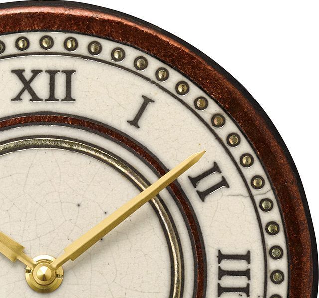 アントニオ・ザッカレラ Antonio Zaccarella 陶器置き掛け兼用時計