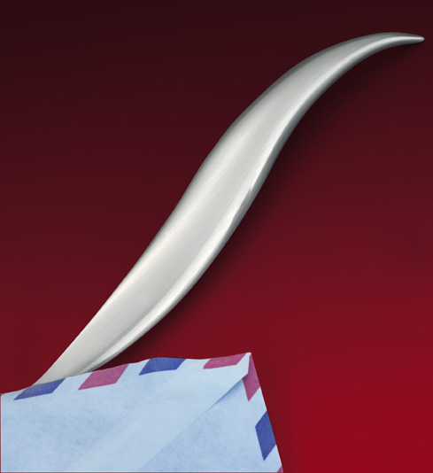 お洒落なデザインが素敵！レターオープナー