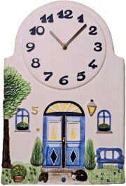 Terrastudio　セラミック時計　  テラスタジオ　陶器　掛け時計　ドイツ製　Wall Clock 00-2603 壁掛け時計　手造り　ギフト　贈り物　お洒落【送料無料】