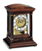 スケルトンムーブメントの機械式が魅力！AMS報時置き時計 2187-9