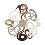 Arti e Mestieri 掛け時計　アルティ・エ・メスティエリ 2615-C40 corten/beige/white イタリア  Denver　壁掛け時計【送料無料】
