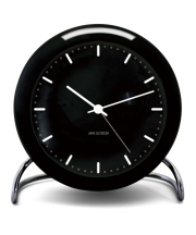 アルネ・ヤコブセン置き時計 ARNE JACOBSEN　Table Clock CityHall 　Black 43673