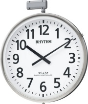 JIS防雨タイプ！屋外用大型電波掛け時計 エリア700N 4MY698-A19 リズム