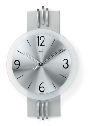 ドイツ アームス AMS 9652 クオーツ 掛け時計 (掛時計) シルバー cecicela_ams9658