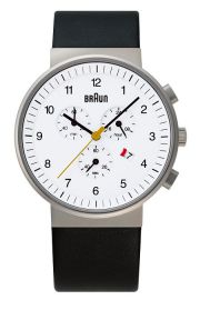 【日本正規代理店品】　ブラウンBRAUNリストウォッチ　 腕時計　クロノグラフ　　BNH0035WHBKG