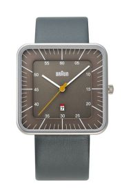 【日本正規代理店品】　ブラウンBRAUNリストウォッチ　 腕時計　スクエア　　BNH0042GYGYG