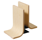 WOOD BOOK STAND 本立て　ホワイトオーク木目　ブックスタンド　BS-001H