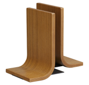 WOOD BOOK STAND 本立て　チーク木目　ブックスタンド　BS-001T