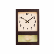 レトロなデザイン アーチ振り子時計 CHAMBRE グレイ CH066GY 壁掛け