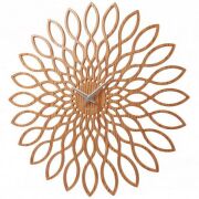 Karlsson　カールソン　ひまわり 掛け時計　Karlsson Wood Sunflower Clock　壁掛け時計　KA5394　wood ギフト　贈り物　お洒落