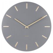 Karlsson　カールソン　掛け時計　Karlsson Charm Wall Clock - Grey　グレイ　壁掛け時計　KA5716GY【送料無料】
