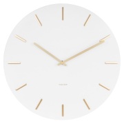 Karlsson　カールソン　掛け時計　Karlsson Charm Wall Clock - White　ホワイト　壁掛け時計　KA5716WH【送料無料】