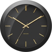 Karlsson　カールソン　掛け時計　φ４０ｃｍ　WallClock　ドームクロック　壁掛け時計　KA5840BK　ギフト　贈り物　お洒落　モダン　スタイリッシュ