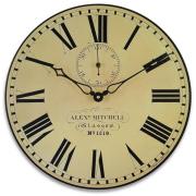 アンティーク調でお洒落！ロジャーラッセル掛け時計　RogerLascelles掛け時計 Station Wall Clock with Seconds Hand　壁掛け時計　PUB-GLAS
