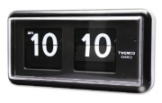 TWEMCOシンプルクロック　　QT-30ブラック　置き掛け兼用時計