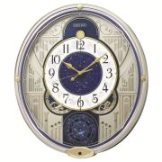 からくり時計 セイコー 掛け時計 SEIKO壁掛け時計 ウエーブシンフォニー RE582G SEIKO電波時計 ウォールクロック 報時 メロディ 名入れ