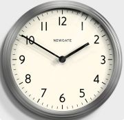 NEW GATEニューゲート掛け時計 Spy Clock - Brushed Steel  SPY-BSS